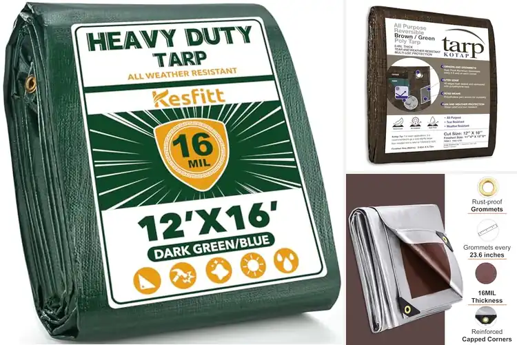 Detailed view of Best 12X16 Feet Tarps For Large Coverage