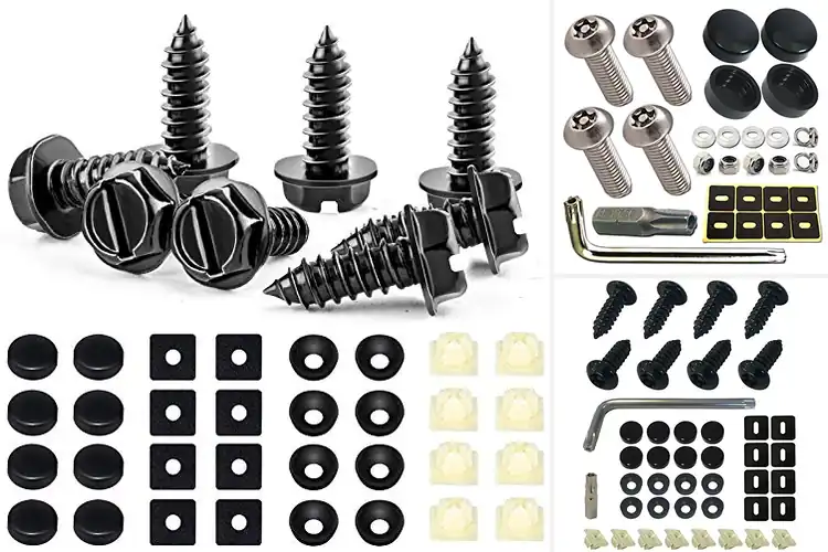 Detailed view of Best Anti-Rattle License Plate Hardware