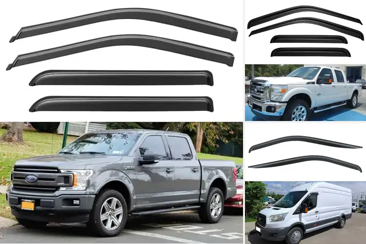 Detailed view of Best Anti-Shatter Window Visors For Ford