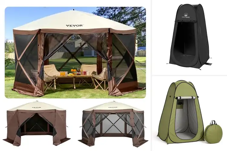 Detailed view of 10 Best Camping Shelters: Durable Sun & Rain Protection