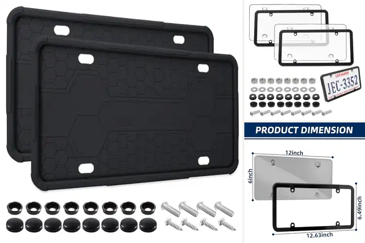 Detailed view of 10 Best Car Plate Protection Kits for Pristine Plates