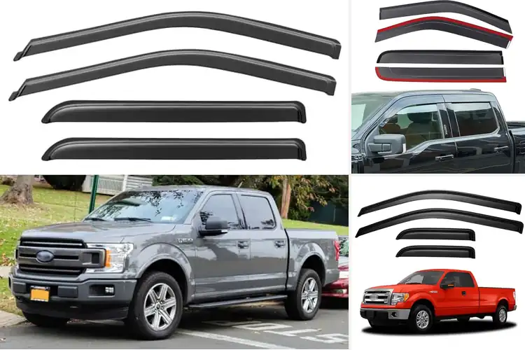 Detailed view of Best Ford F150 Rain Guards for Comfort & Weather Protection