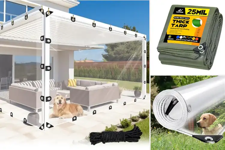 Detailed view of Best Heat Sealed Tarp With Grommets
