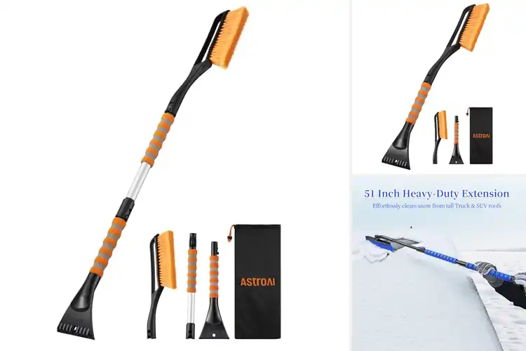 Detailed view of Best Heavy Duty Snow Brush With ABS Shaft