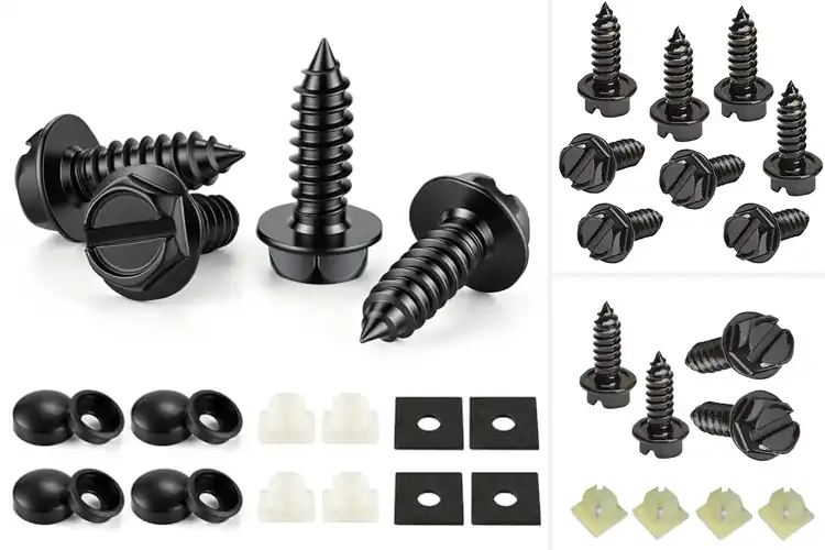 Detailed view of Best License Plate Screws For Trucks