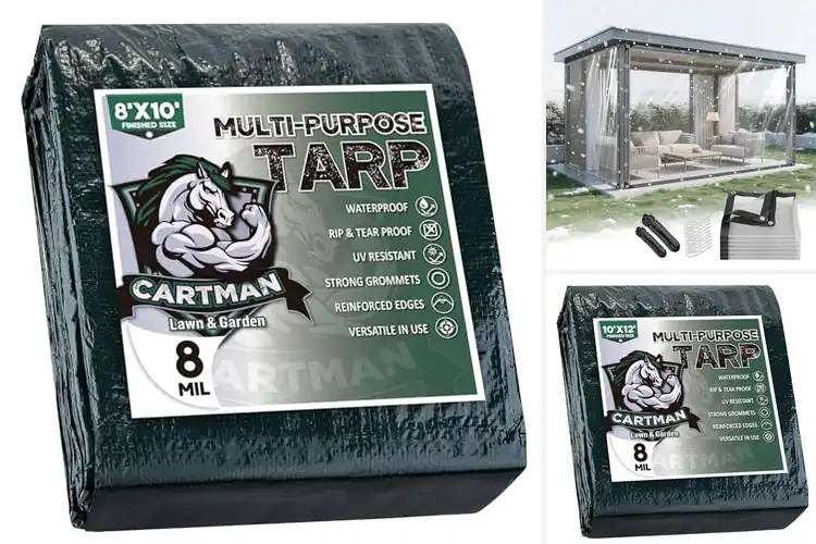 Detailed view of 10 Best Livestock Cover Tarps for Tough Weather Protection