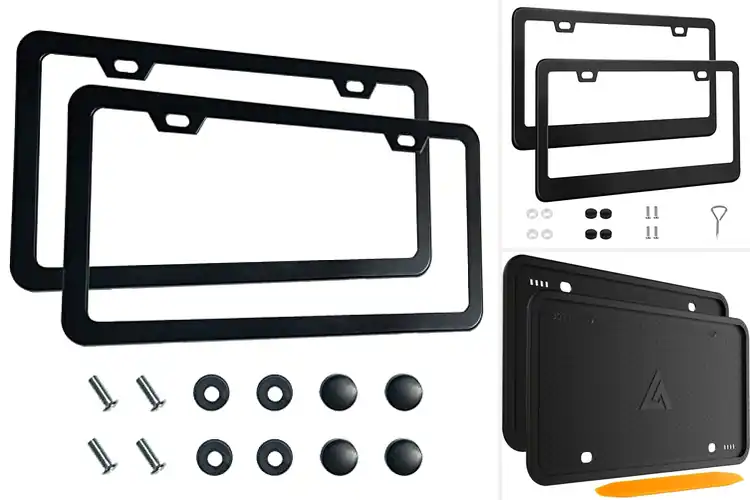 Detailed view of Best Long-Lasting License Plate Frame