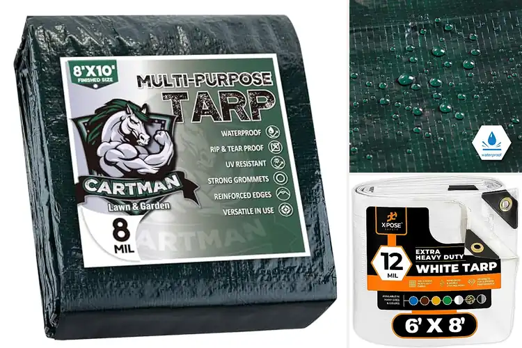 Detailed view of 10 Best Protective Construction Tarps: Ultimate Protection