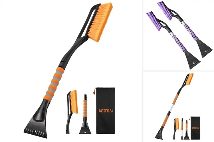 Detailed view of Best PVC Bristle Snow Brush