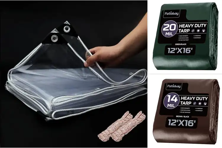 Detailed view of 10 Best Reinforced Edge Tarp Sheets for Tough Weather Guard