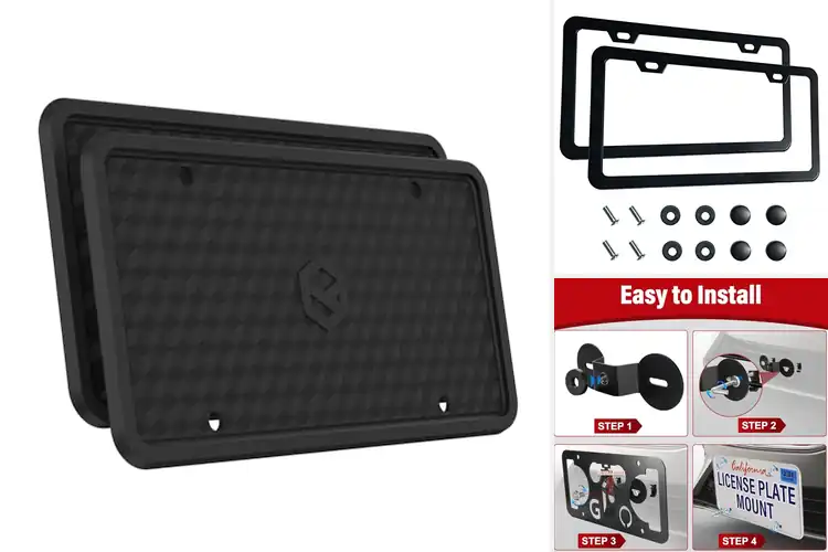 Detailed view of 10 Best Rust-Proof License Plate Holders: Lasting Shine
