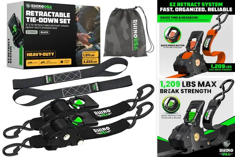 Detailed view of Best Safety Certified Ratchet Straps USA Tested