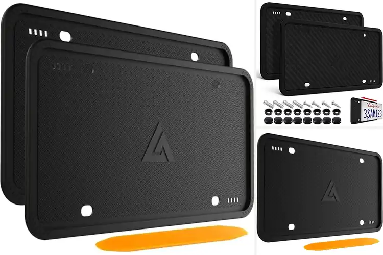 Detailed view of 10 Best Silicone License Plate Frames: Protect & Last Forever