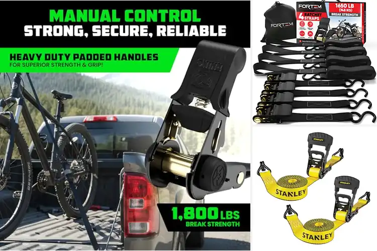 Detailed view of 10 Best Truck Tie Downs: Haul Securely Now