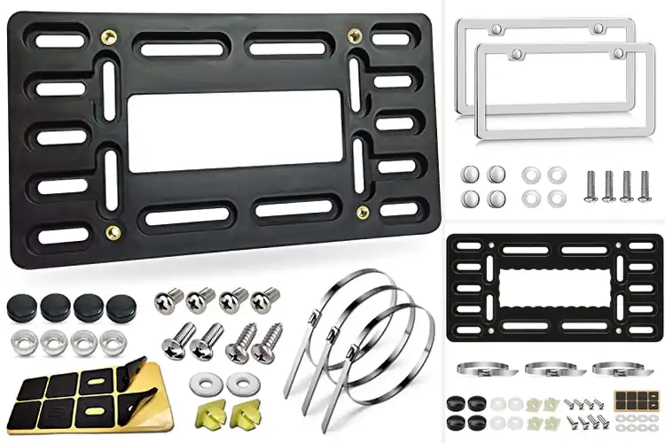 Detailed view of Best Universal License Plate Holders
