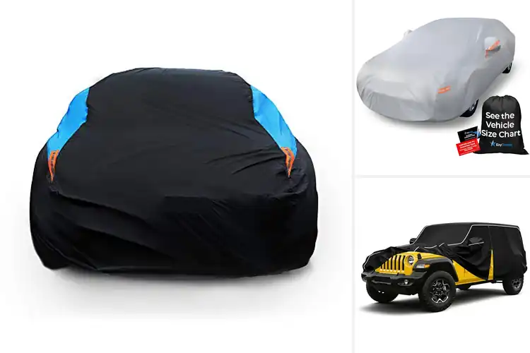 Detailed view of 10 Best Waterproof Car Cover: All-Weather Defense