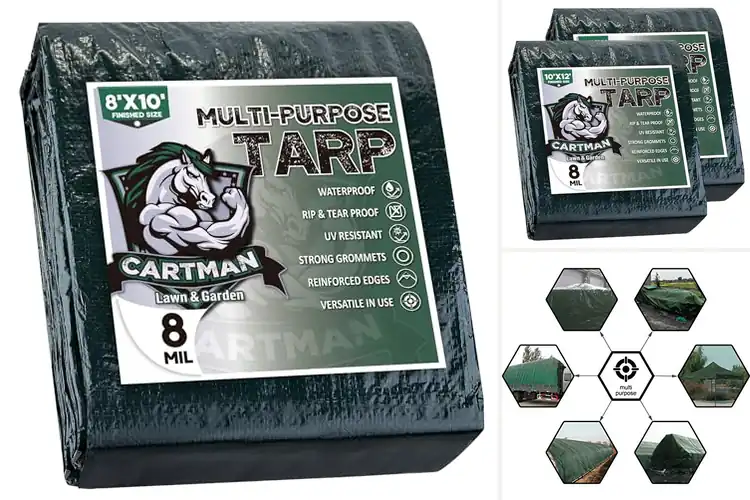 Detailed view of 10 Best Waterproof Tarps: Gear Guardians for Every Adventure