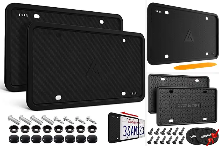 Detailed view of 10 Best Weatherproof Car License Frame: Protect & Last