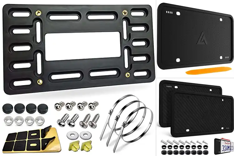 Detailed view of 10 Best Weatherproof License Plate Brackets: Protect Your Car
