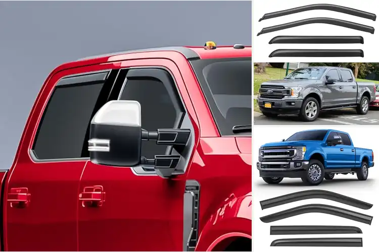 Detailed view of 10 Best Window Deflectors For Super Duty Crew Cab