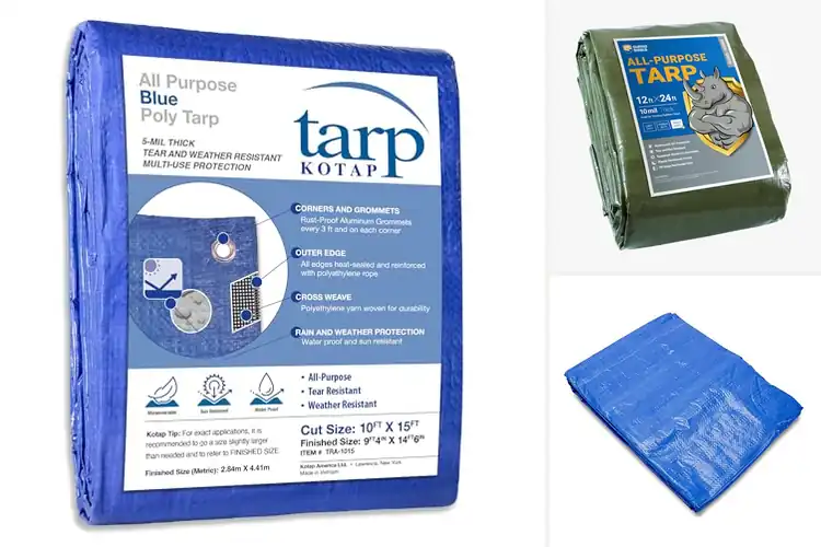 Detailed view of Best Woven Coated Poly Tarps For Longevity